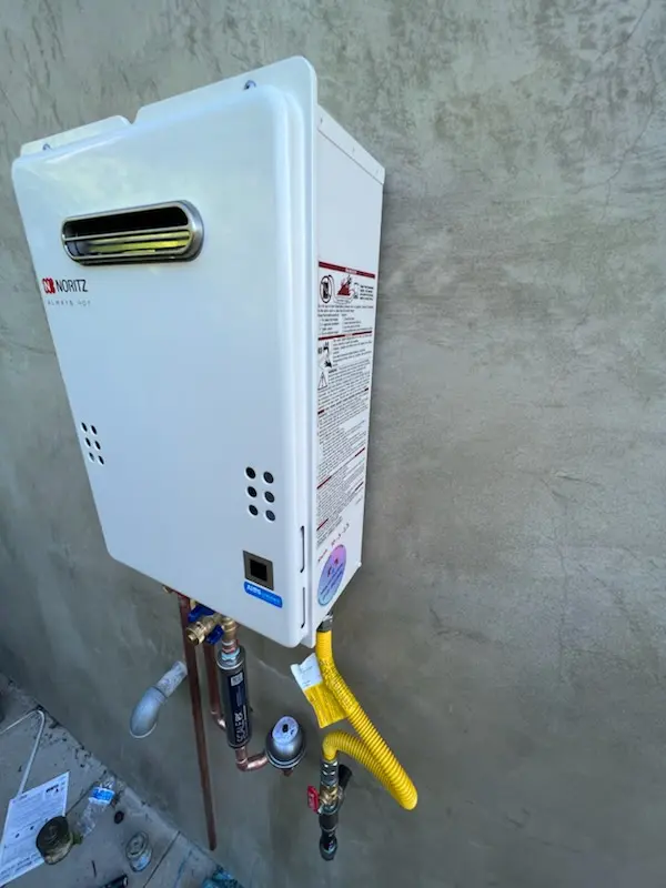 Tankless water heater installation for Windham Depot homes